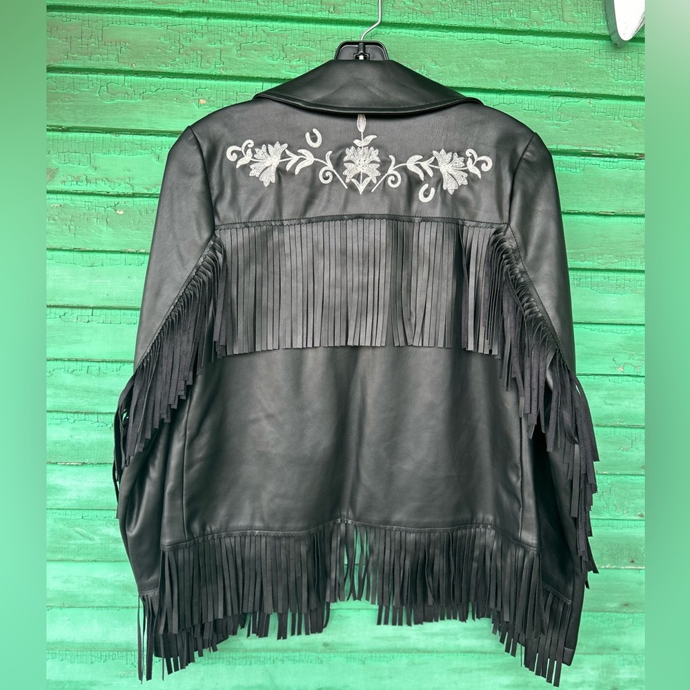 fringe leather jacket
